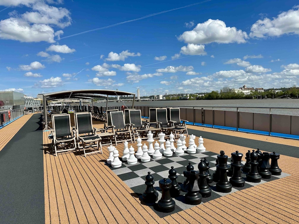 Chess on deck AmaWaterways AmaDolce