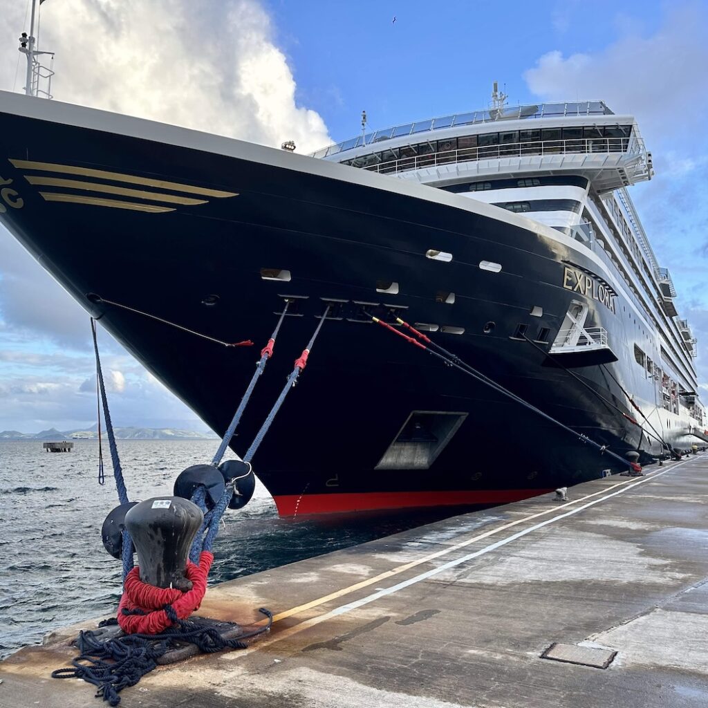 Explora I docked in St. Kitts