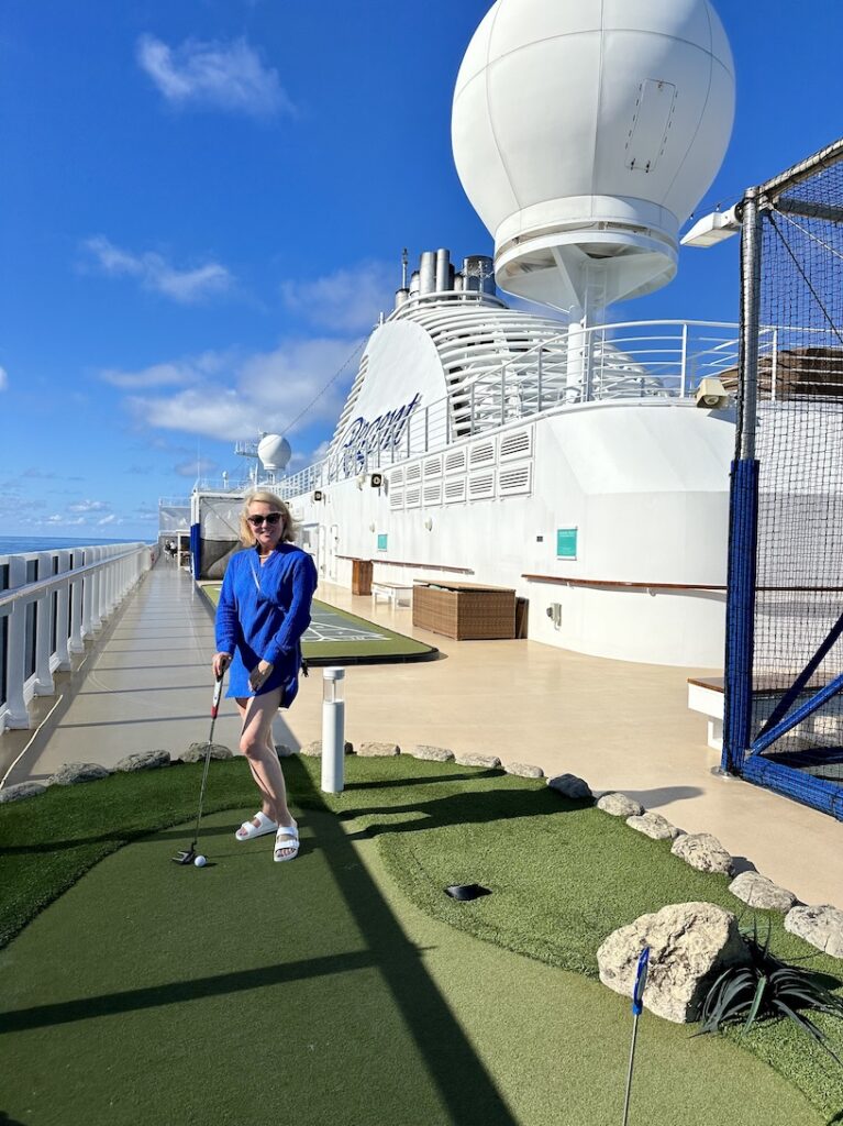 Putting on a mini course on board the SS Explorer