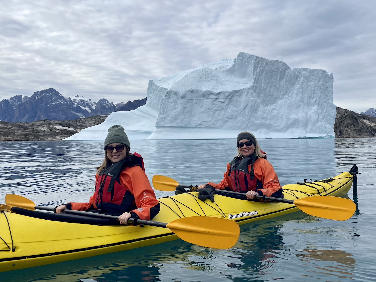 Kayaying in Greenland