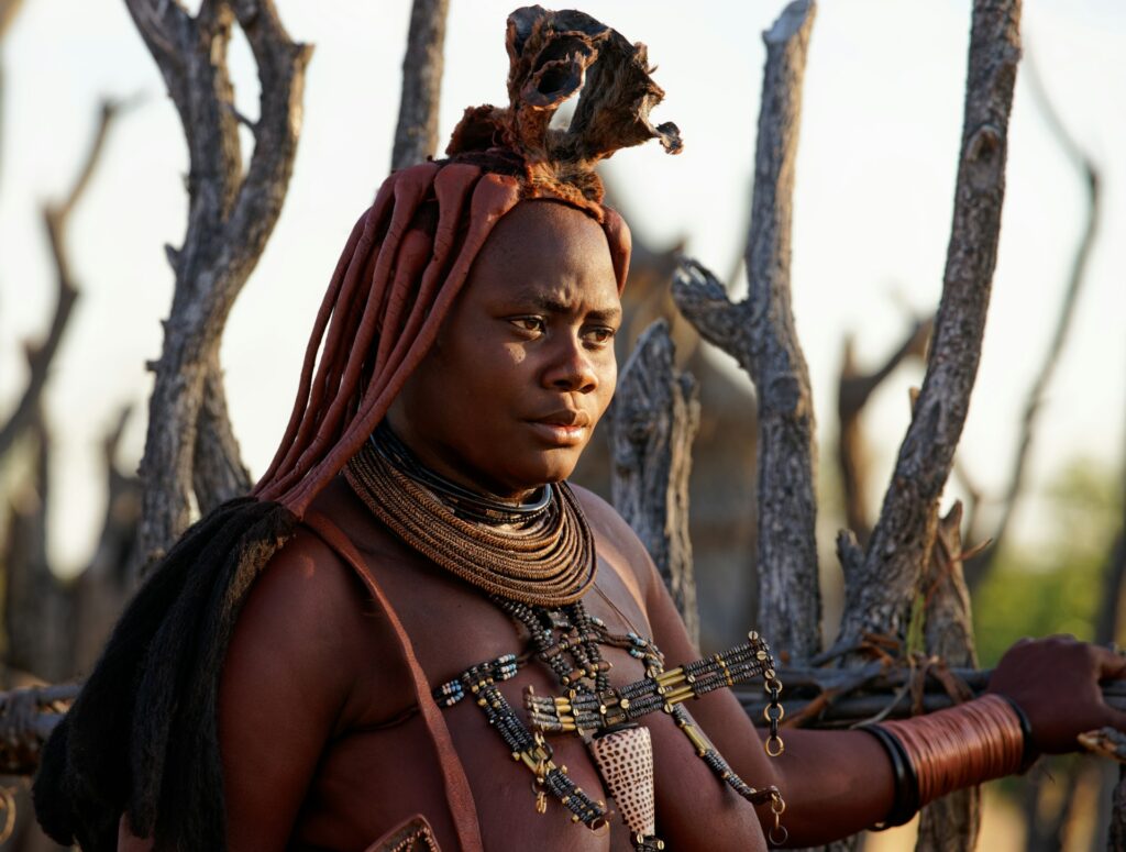 a himba woman from Namibia South Africa