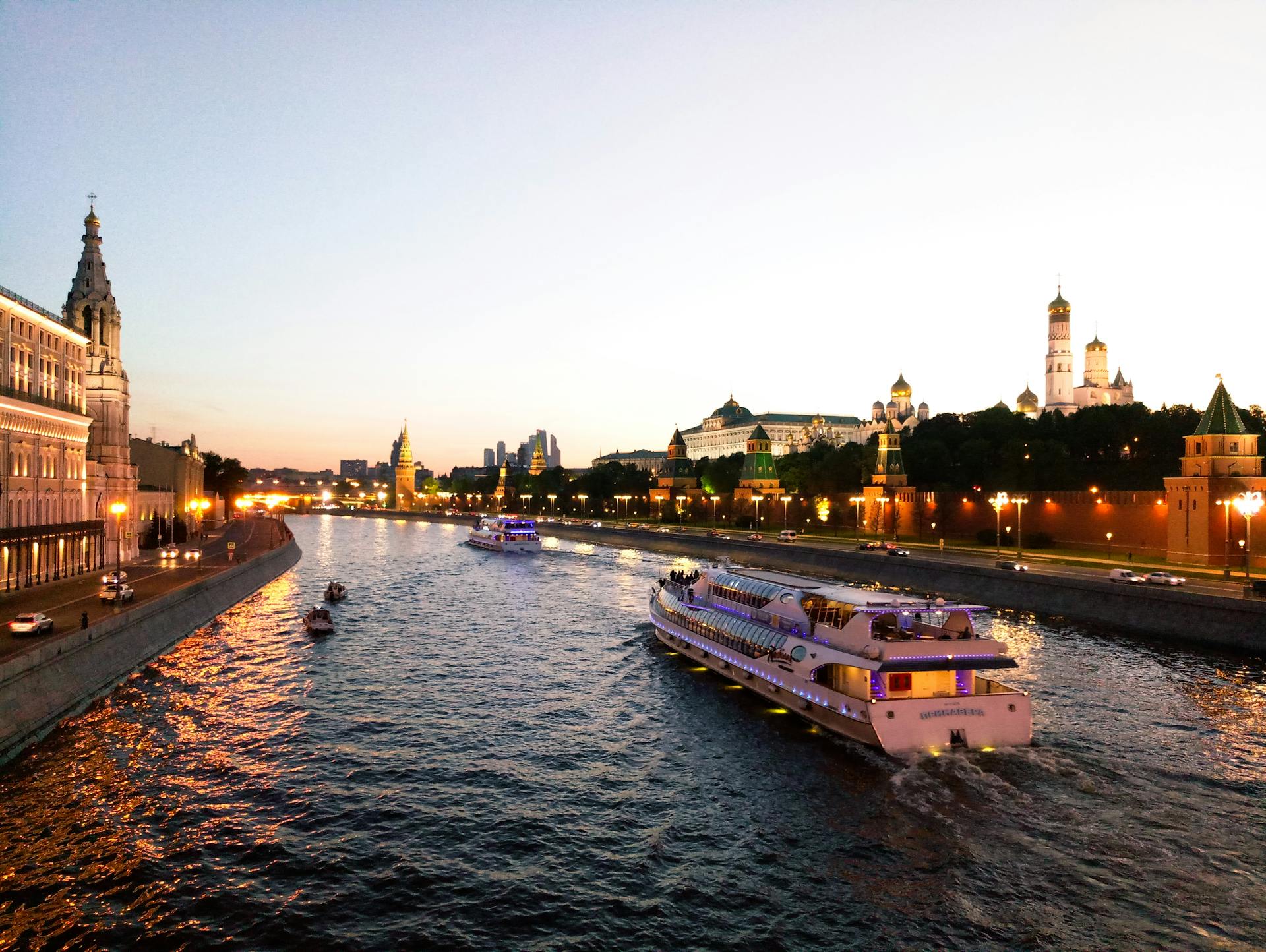 river cruise in moscow russia